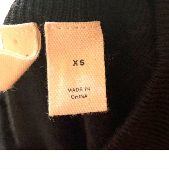 Anthropologie Moth size extra small black knit sweater - Picture 5 of 5
